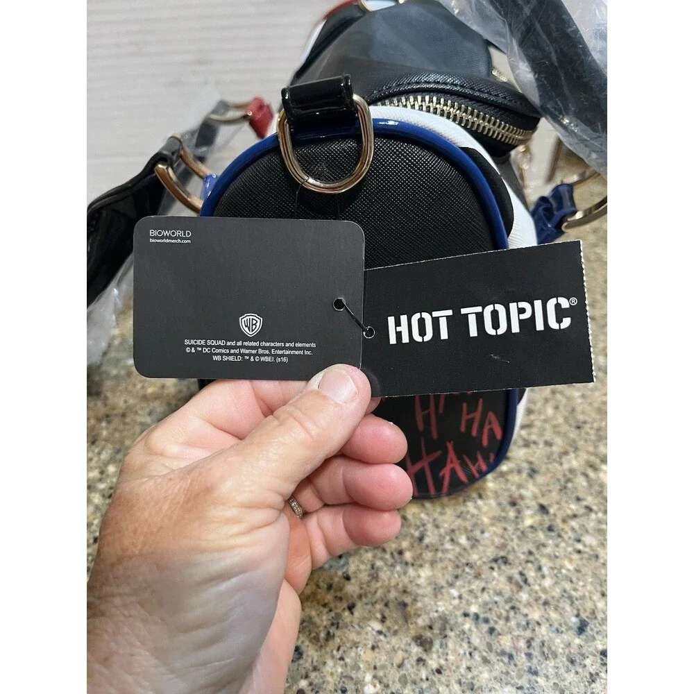 Harley Quinn Suicide Squad Barrel Bag From Hot Topic